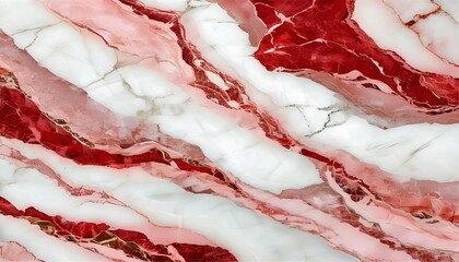 Wall Mural - Festive marbled red and pink texture blending for Valentines Day celebration