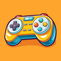 game joystick controller gamepad vector illustration