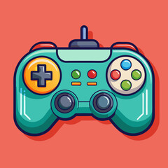 Wall Mural - vector illustration of joystick controller game