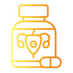 Sticker - painkiller Line Gradient Icon