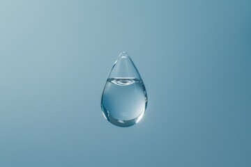 drop of clear water, water day conservation concept