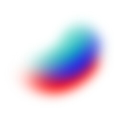 Poster - Colorful gradient beam of light with noise and blur effects. Gradient beam of light on transparent background. Colorful neon light glare