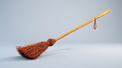 Broomstick icon magic equipment 3D