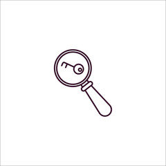 Poster - seo keywords outline icon. Linear vector from programming concept. Thin line seo keywords icon isolated on white background