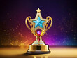 © Quranmeri - gold cup with gold,Ai generated