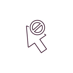 Poster - move content outline icon. Linear vector from user interface concept. Thin line move content icon isolated on white background