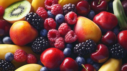 The Colorful Fruit Medley