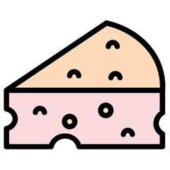 Canvas Print - Bake Bakery Dessert Filled Outline Icon