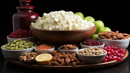 Wall Mural - fruit and nuts  