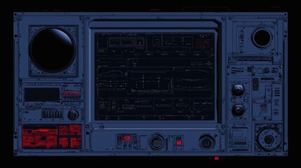 Aufkleber - UI elements for a futuristic HUD. Games UI. Sci-fi screens.