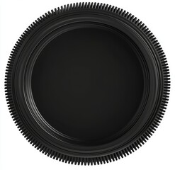Aufkleber - The HUD futuristic sniper weapon viewfinder. Abstract optical aim. The geometric shape of a circle for virtual interfaces and games. The camera viewfinder for the sniper rifle.
