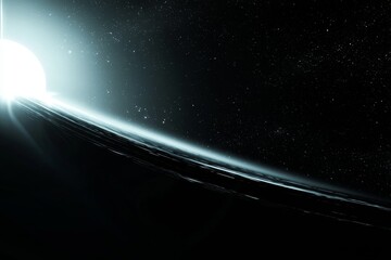 Aufkleber - The planet Earth hologram, 3D digital globe for digital data and technology.