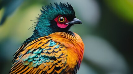 Sticker - Close-up of a Golden Pheasant