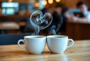 cup of coffee on a table