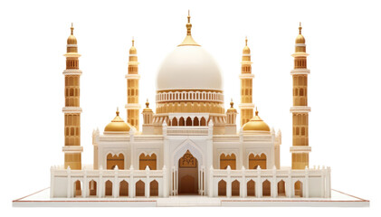 Canvas Print - PNG Mosque architecture building dome.