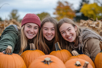 Poster - Pumpkin photo shoot