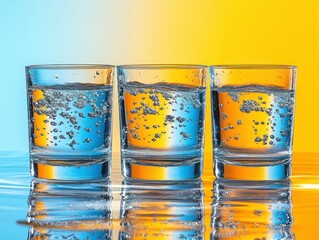 Poster - Three Glasses of Water