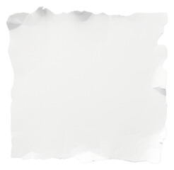 Poster - PNG Square ripped paper white backgrounds white background.