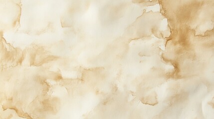 Old beige watercolor paper texture background