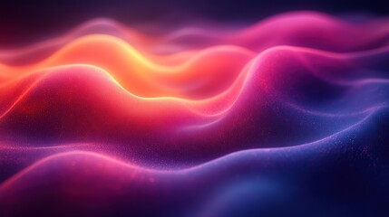 Poster - Abstract Waves of Color