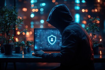 Poster - Hacker in the Night