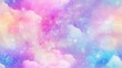 © NeuralNiche - Rainbow Marble Galaxy Print Seamless Pattern Pastel clouds and sky with bokeh effects Whimsical bright candy background Ideal for product montages or presentations with a princess theme