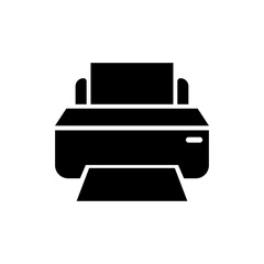 Poster - Printing company logo design with ink drop symbol on cyan, magenta, yellow, and color.