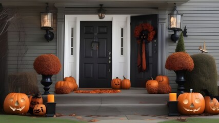 Wall Mural - Halloween decorations