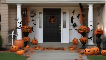 Wall Mural - Halloween decorations