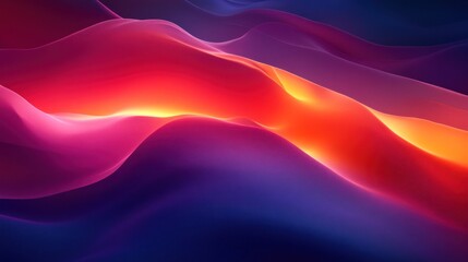 Wall Mural - Abstract Wavy Pattern with Vibrant Colors