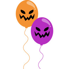 Wall Mural - Halloween Balloon Decoration