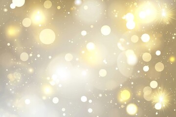 Canvas Print - Gold festive background, blurred glitter, bockeh, texture. Christmas holiday backdrop neutral.