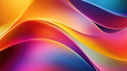 Aufkleber - a colorful, abstract background with a rainbow of colors. the background is a mix of red, yellow, an