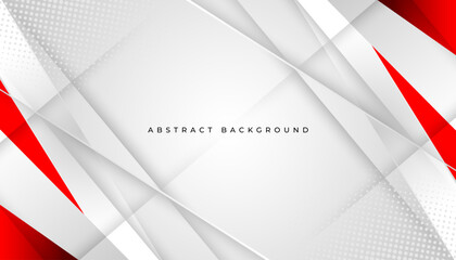 Aufkleber - Abstract red gray gray white blank space modern futuristic background vector illustration design.