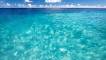 Poster - tropical clear sea water surface background