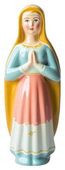 Wall Mural - PNG Christian Mary porcelain figurine pottery.