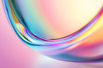 Abstract rainbow background design, 3d rendering