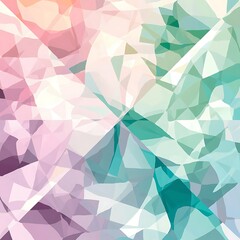 Wall Mural - Abstract pastel colors geometrical background