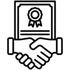 Poster - Agreement Icon