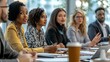 © pkproject - Diverse Professional Panel Interview Teamwork in Modern Conference Room