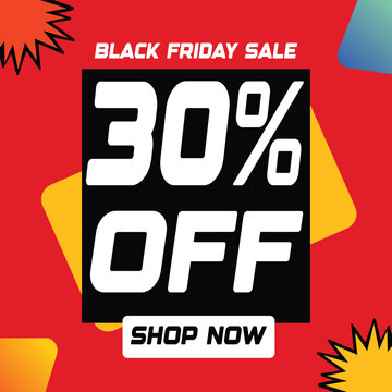 Black Friday Sale Premium Vector Design