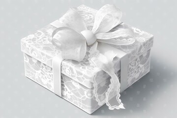 Poster - gift box with ribbon