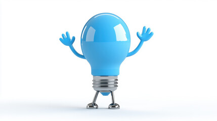 Sticker - Lightbulb Character.