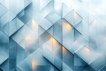 Abstract geometric white and blue pattern background. Business banner. Technology Wallpaper. Backdrop