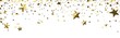 © watcharee - Golden stars scattered across a bright, white background, perfect for festive designs and celebratory themes.
