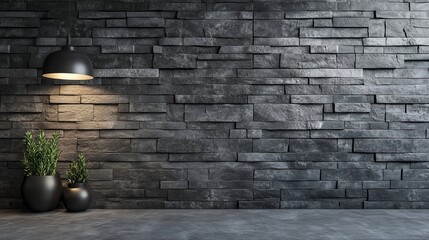 Wall Mural - Decorative stone wall for interior design.