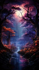 Sticker - Magical forest path