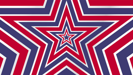 American flag scheme star pattern background. Perfect for USA independence day celebration background.