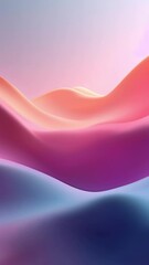 Aufkleber - Abstract flowing smooth fractal waves background