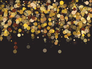 Wall Mural - confetti sequin with bokeh effect, shimmers, colorful. Cheerful holiday.  Colored splashes in abstract shape.Abstract Cosmic Bokeh Background, Galaxy Space Blurry Backdrop.  Shiny Holiday Light Effect